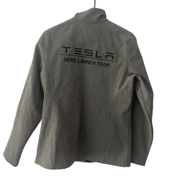 Women’s Tesla Semi Launch Jacket in Grey. RARE! medium size - Picture 1 of 5